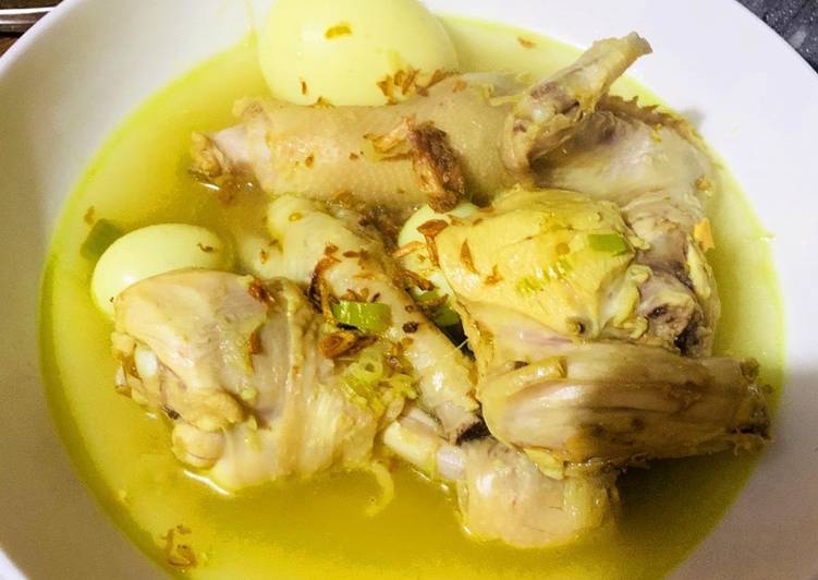 Resep Soto Ayam bening segar.. (polosan), Lezat
