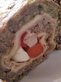 Una foto de Pan de carne relleno