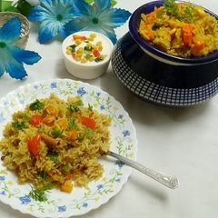 A picture of Veg pulav.
