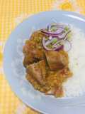 Gallina a la Cacerola con Lentejas Rojas y Tocino!!
