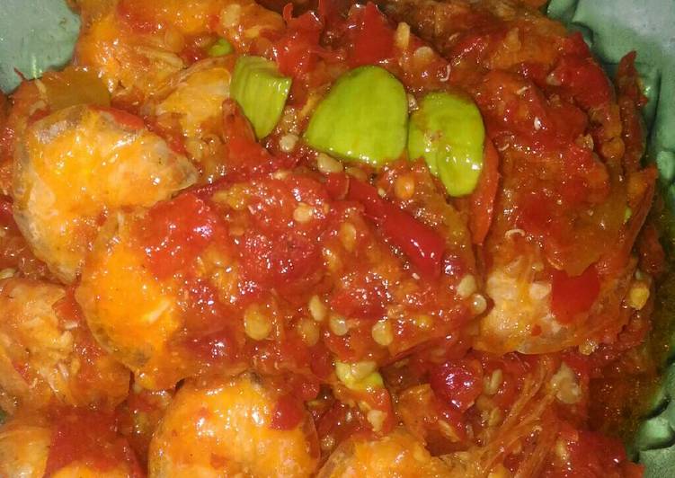 Resep Udang pete balado Anti Gagal