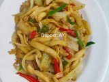 Tumis Jamur Bawang Bombay