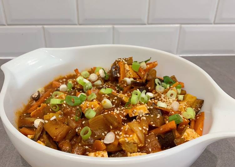 Mapadubu (마파두부) Mapo tofu ala Korea