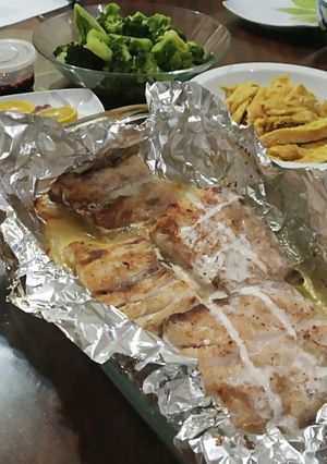Foto resep Baked Red Snapper Fillet (Fillet Kakap Panggang Oven)