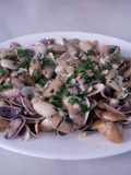 Coquinas de Matalascañas a mi estilo (Tellinas en levante)