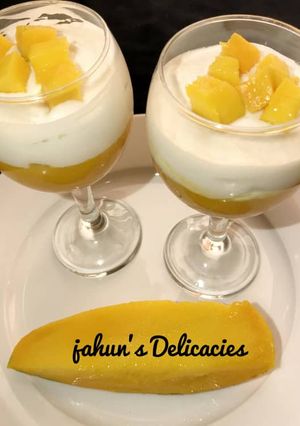 A picture of Mango panna-cotta.