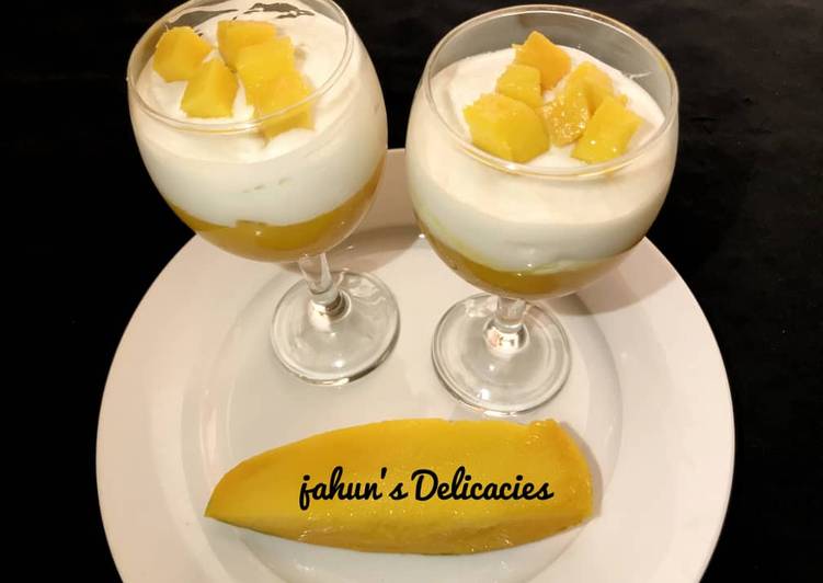 How to Make Speedy Mango panna-cotta