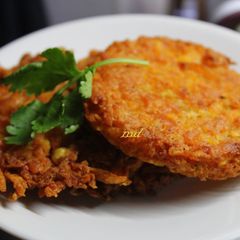 A picture of Crispy hash brown potato.