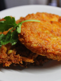 A picture of Crispy hash brown potato.