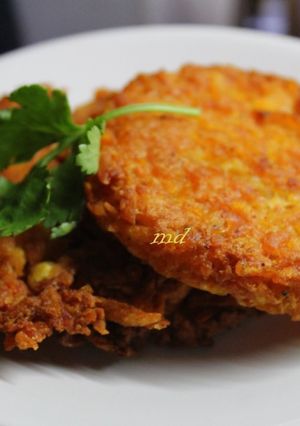 A picture of Crispy hash brown potato.