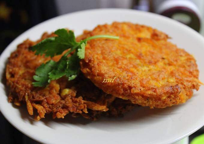 Crispy hash brown potato