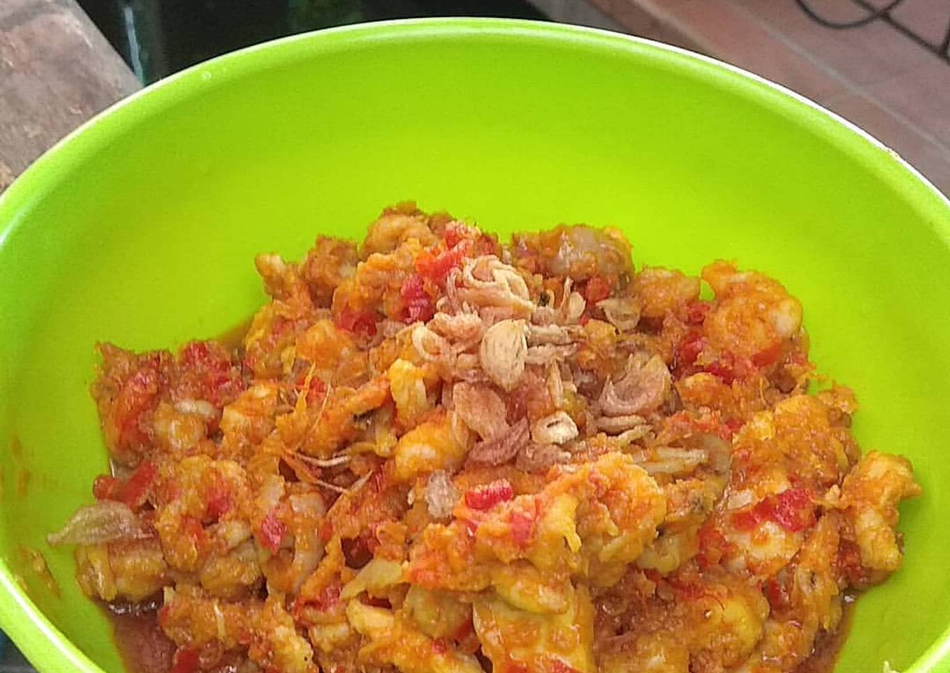 Sambal Goreng Udang Ayam Suna Cekuh