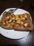 Pan francés con manzana y canela