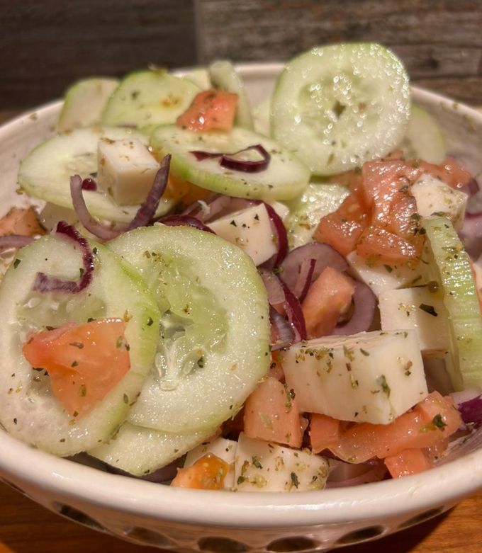 Una foto de Ensalada griega