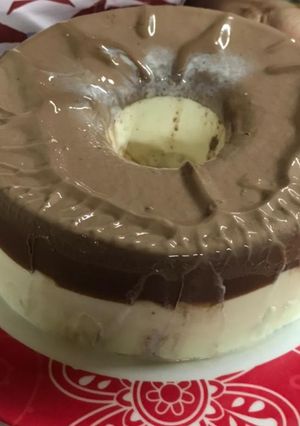 Foto de Pudim sorvete de ninho e chocolate