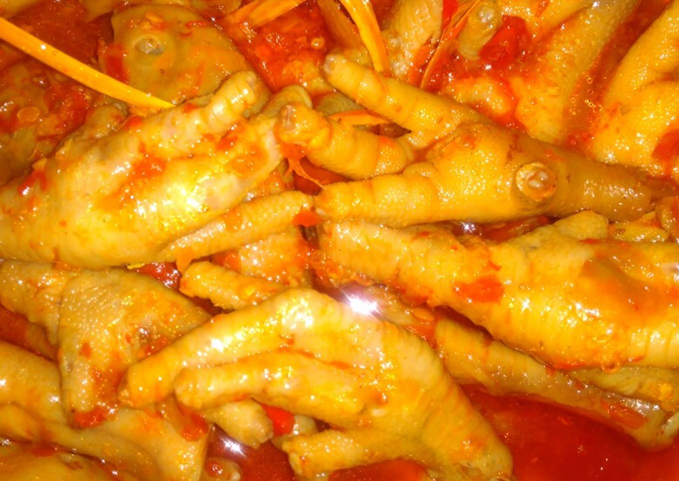 Ceker kepala ayam dower