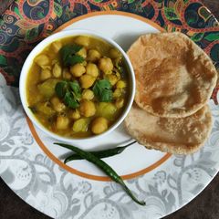 Kabuli Chana Curry A picture of Kabuli Chana Curry.