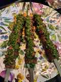 Steak Kabob with Chimichurri sauce