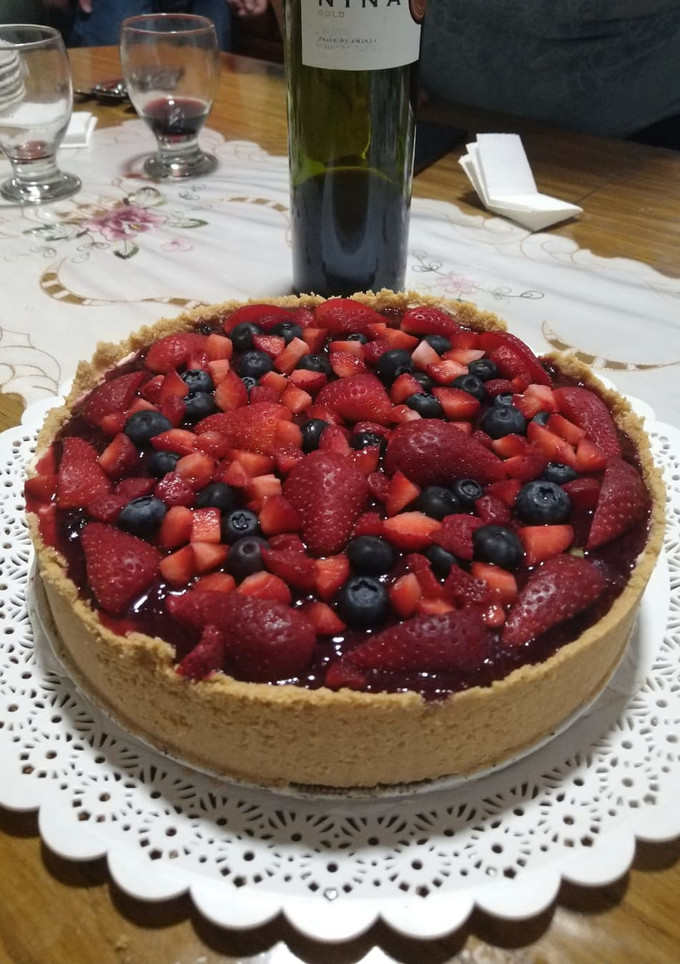 Una foto de Cheesecake de Frutos Rojos (sin horno)