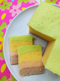Foto resep ❤️ Rainbow Cake~