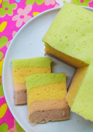 Foto resep ❤️ Rainbow Cake~
