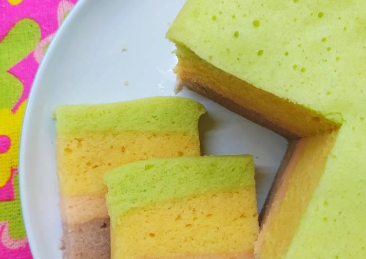 Resep ❤️ Rainbow Cake~, Bikin Ngiler