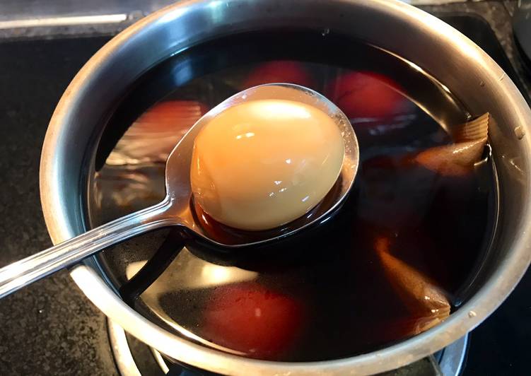 Simple Way to Prepare Super Quick Homemade Tea Infused Herbal Egg