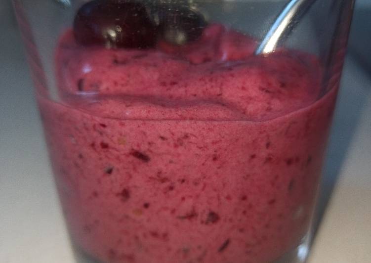 Smoothie de plátano y cereza con Clickchef