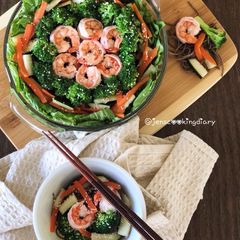 A picture of Shrimp Cold Somen Salad.