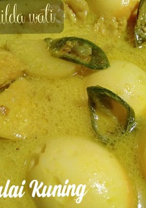 Foto resep Telur gulai kuning