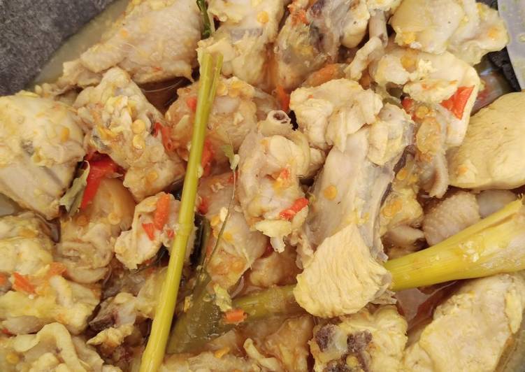 Resep @MANTAP Ayam Rica Tanpa Minyak Goreng masakan harian
