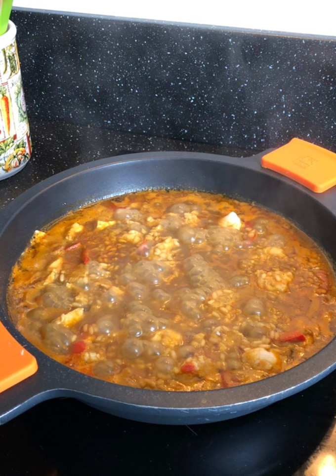 Una foto de Arroz con merluza