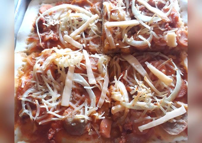 Resep Pizza rumahan, Enak Banget