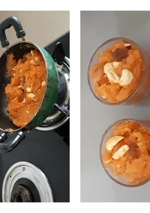 A picture of Watermelon halwa.