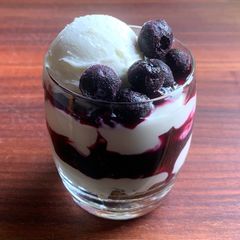 A picture of Blueberry & Yoghurt Parfait Dessert.