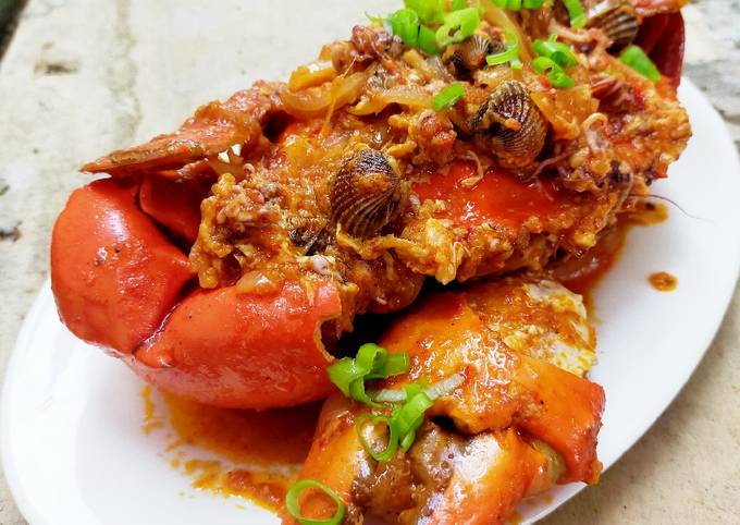 Resep Kepiting saus padang, Bisa Manjain Lidah