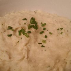 A picture of Ranch & Roasted Garlic Mashed Potatoes .
