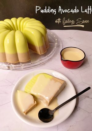 Foto resep Pudding Avocado Latte