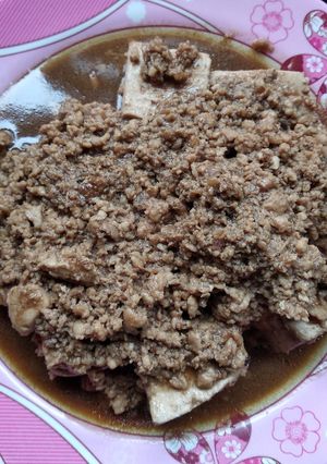 Foto resep Tahu siram ayam