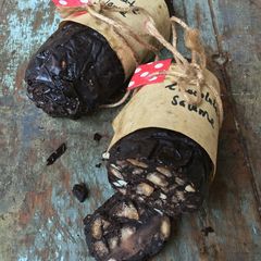 A picture of Salame de chocolate.