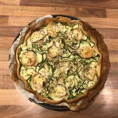 Une photo de Tarte aux courgettes