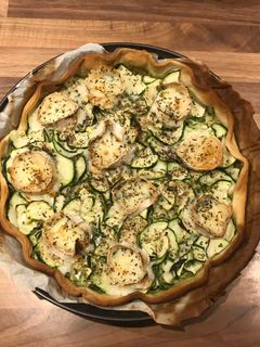 Une photo de Tarte aux courgettes