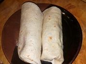 A picture of bean and cheese burrito