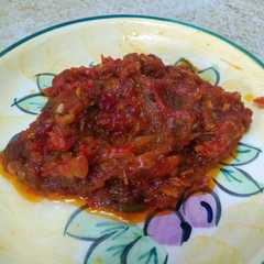 A picture of Sambel Bawang (Ala Bu Rudy).