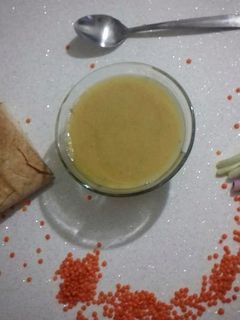 صورة لوصفة شوربة العدس السورية