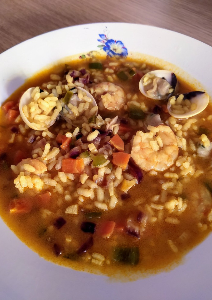 Una foto de Arroz con cúrcuma