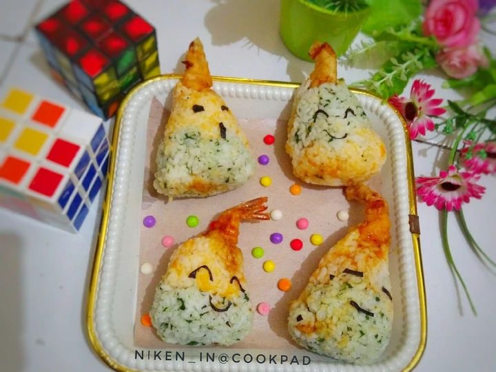 Cara Sederhana Membikin Resep  Vegie Deep Fried Shrimp Onigiri yang Lezat Sekali, Lezat Sekali