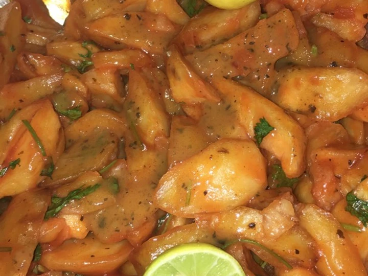 Easy Way Prepare Chips Masala. #themechallenge the Can Spoil the Tongue So Delicious