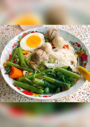 รูปของ ก๋วยเตี๋ยวมาม่าน้ำใส 🍜🍜🍜