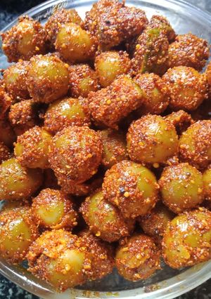 लसोड़े का चटपटा टेस्टी अचार (Lasode ka chatpata tasty achar recipe in hindi) रेसिपी मुख्य फोटो